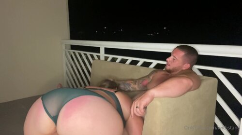 XXNN Saint Croix hard milfnut Sex on the Balcony