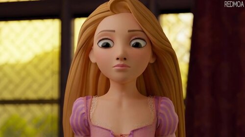 hentai romance -Disney princess Rapunzel swallow cum