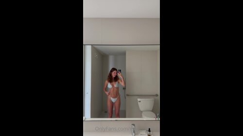 Anna Malygon Nude Sexy Lingerie Mirror Tease Porn Video