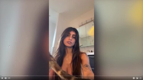 Mia Khalifa xxx Fully Nude Tease Video