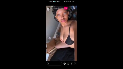 Tsholo Tee onlyfans video ig live