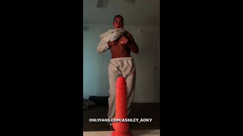 Ashley Aoky leaked video Dildo Play Pussy Fuck-163401