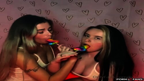 Livinia Roberts onlyfans video and Afreckledgirl Leaked Lollipop