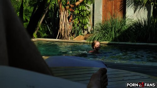 Lena Polanski nude video Adorable  Blowjob By The Pool