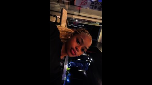 Wildstrawberry aka angelnellyy teasing her pretty face
