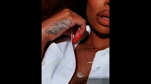 Blac Chyna nude Zooms On Her Face